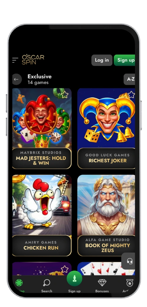 OscarSpin Canada casino